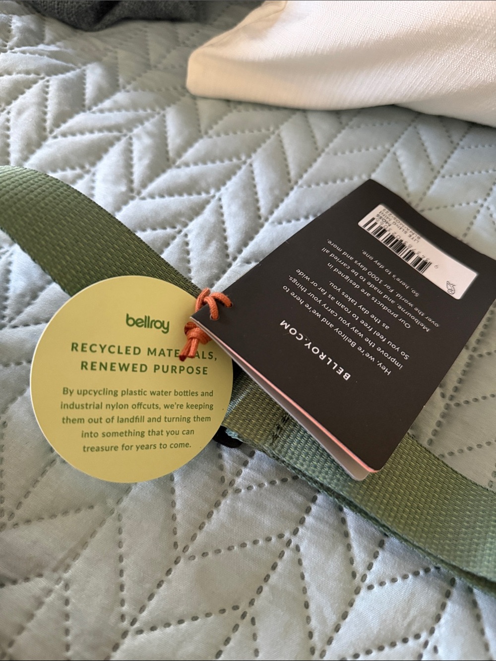 Bellroy Sage Green Sling Pouch - Picture 10 of 11